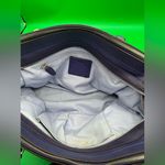 Coach A Rare  Legacy Leather Large Harper Triple Zip Satchel Purple handbag Photo 12