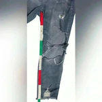 OP So Mia rise CROP Jeans size 15 distressed J15 Photo 4