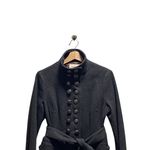 Free People Highland Woods Military Peacoat Gray Size 8 Y2K Photo 6