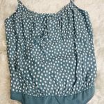 Abercrombie & Fitch Polka Dot Bodysuit Sz Small Blue Green Photo 6