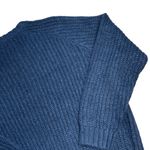 Old Navy Navy Blue Cozy Jacquard Heart Pullover Sweater Womens XS Photo 5