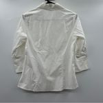 Katherine New York Multicolor Funky‎ Button Retro 3/4 Sleeve Top Size S White Photo 3