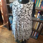 RVCA  marveled black and white knit scoop neck S mini sundress Photo 1