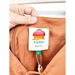 Farm Rio  Caramel Brown Cut Out Maxi Dress Size S NWT Photo 3