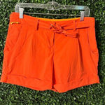 Salomon  Coral Orange Performance Shorts Sz Small Photo 0