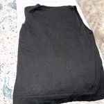 August Silk  Black knit Tank Top size large fitted Photo 3