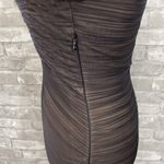 BCBGMAXAZRIA Mesh Ruched Cocktail Dress Photo 3
