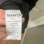 House Of CB  Black Silk Gianna Corset Cold Shoulder Long Sleeve Body-Con Dress S Photo 11