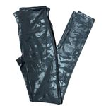 Spanx NEW S Camo Black Faux Leather Leggings High Rise Shaping Slimming Pants Photo 3