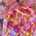 rj swim pink and yellow gradient pattern sarong swim mini skirt Photo 7