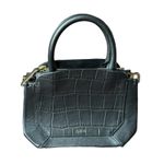 Aritzia Auxiliary Square Crossbody Bag Small Black Strap Mini Gold Hardware NWOT Photo 1