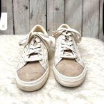 A New Day Madison White Animal Print Faux Suede Sneakers 9.5 Photo 2