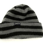 Smith Black & Grey Striped Acrylic Beanie Photo 0