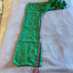 INC International Concepts green linen flared pants size 2 lightweight boho Photo 6