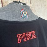 PINK - Victoria's Secret Victoria’s Secret Pink Grey Marlin’s Cozy Kangaroo Pockets Medium Photo 6