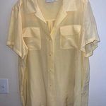 Jaclyn Smith  Light Yellow Blouse Photo 0