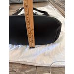 Cuyana  Women's Black Leather Adjustable Shoulder Strap Bucket Bag Photo 8