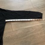 RDI Boutique Black Long Sleeve Shirt With Front Tie Size Small Photo 4