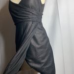 Silence + Noise Black Metallic Stardust MiniDress Photo 3