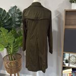 Maison Jules  Faux suede Green Trench Coat Photo 1