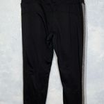 RBX Black Capri Joggers Sweatpants Loungewear Zip Side Pockets Large Photo 5