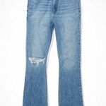 American Eagle AE Ripped Highest Waist 90s Flare Jean Photo 0