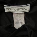 Body Central Black Low Open Back Halter Bodysuit Size Medium Photo 3