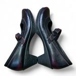 NAOT Luma Red Black Leather Mary Janes Chunky Heel Pump Shoes EU 39 US 8 Goth Photo 7