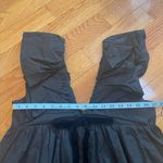 O.P.T. Didi Dress Voluminous Babydoll with Velvet Bow open back Cotton Black M Size M Photo 12