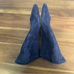 Talbots navy LACEY PLATFORM WEDGES - SUEDE size 10 Photo 5