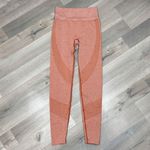 PINK - Victoria's Secret Pink by Victorias Secret Seamless Heathered Mid Rise Leggings Pumpkin Orange XS Photo 4