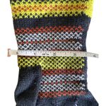 Echo Geometric Multicolor Knit Gloves Warm Stretch Winter Accessory Gray Photo 5
