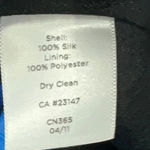 Talbots Black A-Line Full 100% Silk Chiffon Skirt Women’s Size 10 Medium Photo 2