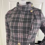 Unbranded brand Plaid Women's Jacket with Gold Buttons Size Large Pink Photo 1