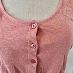 Cooperative Coopertive pink short sleeved cropped tie front top Photo 3