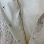Vintage Marie St. Claire Beaded Jacket Blazer Cream Size 12 Photo 3