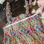 CHUFY‎ Modi Maxi Dress In Deena Amber Size Small Silk Cotton Blend Smock Orange Photo 9