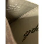 Free People  Silver Panama Leather Platform Sandal 38 (8) Boho Buckle Photo 7