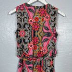 prAna Women M Multicolored Twist Front Floral Pattern Dress Sleeveless Stretch Photo 6