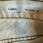 frame denim NWOT FRAME Woman LE ITALIEN True Straight In Blanc Jeans Size 29 $239 Photo 3
