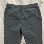 Talbots Ponte Knit Pull On Zip Hem Pants | Grey Houndstooth | Large Photo 5