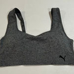 Puma Gray Seamless Sports Bra Women’s Large Stretchy Comfort Fit Photo 0