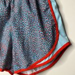 Nike Dri-Fit Lined Running Shorts Blue/Red Women's Small Photo 1