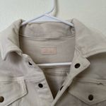 Mother the puffy bruiser ivory denim mini dress second chance White Size XS Photo 5