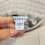 Athleta Chelsea Lined Utility Jogger High Rise Cargo Pant Women’s Size 12 Cream Photo 4