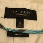 Talbots Ivory Sailor Cropped Stretch Pants 12 C11 Photo 3