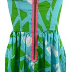 Lilly Pulitzer Lottie Green Bean All Lit Up Print Fit Flare Strapless Dress 00 Photo 4