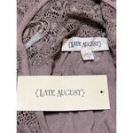 Late August  Boho Shirt Taupe Long Sleeves with Elastic Size Small NWT Photo 3