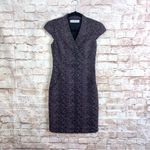 MM.LaFleur M.M. LaFleur Felisa Shift Dress in Dash Jacquard Size 0 Photo 2