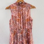 1. State  Paisley High Neck Chiffon Dress Size Medium Photo 3